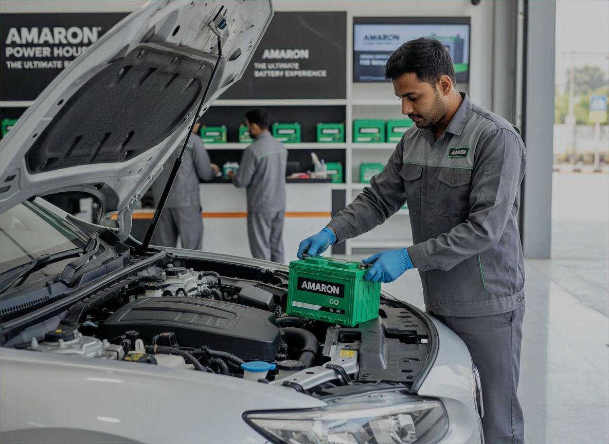 Car battery replacement options at Usman Batteries Township Lahore