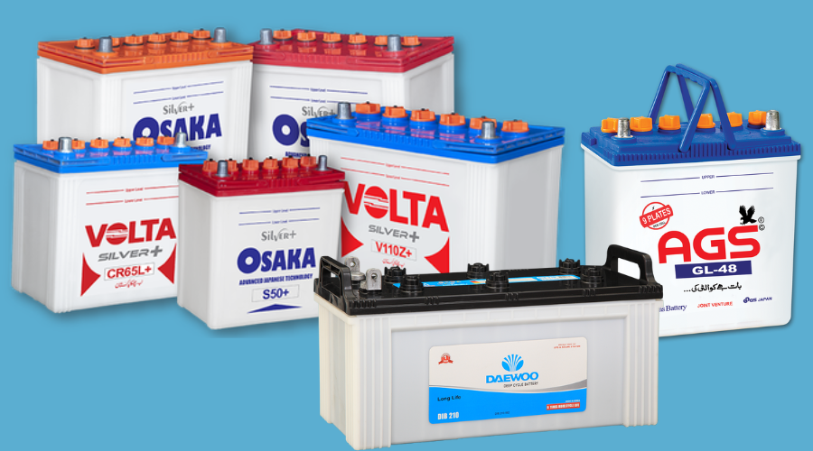 Van and pickup battery brands available at Usman Batteries Lahore